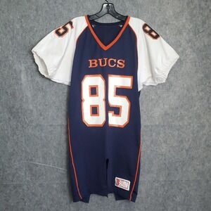 Vintage Rare Bobs Athletic Football Jersey Size Medium Blue White Bucs Sports M